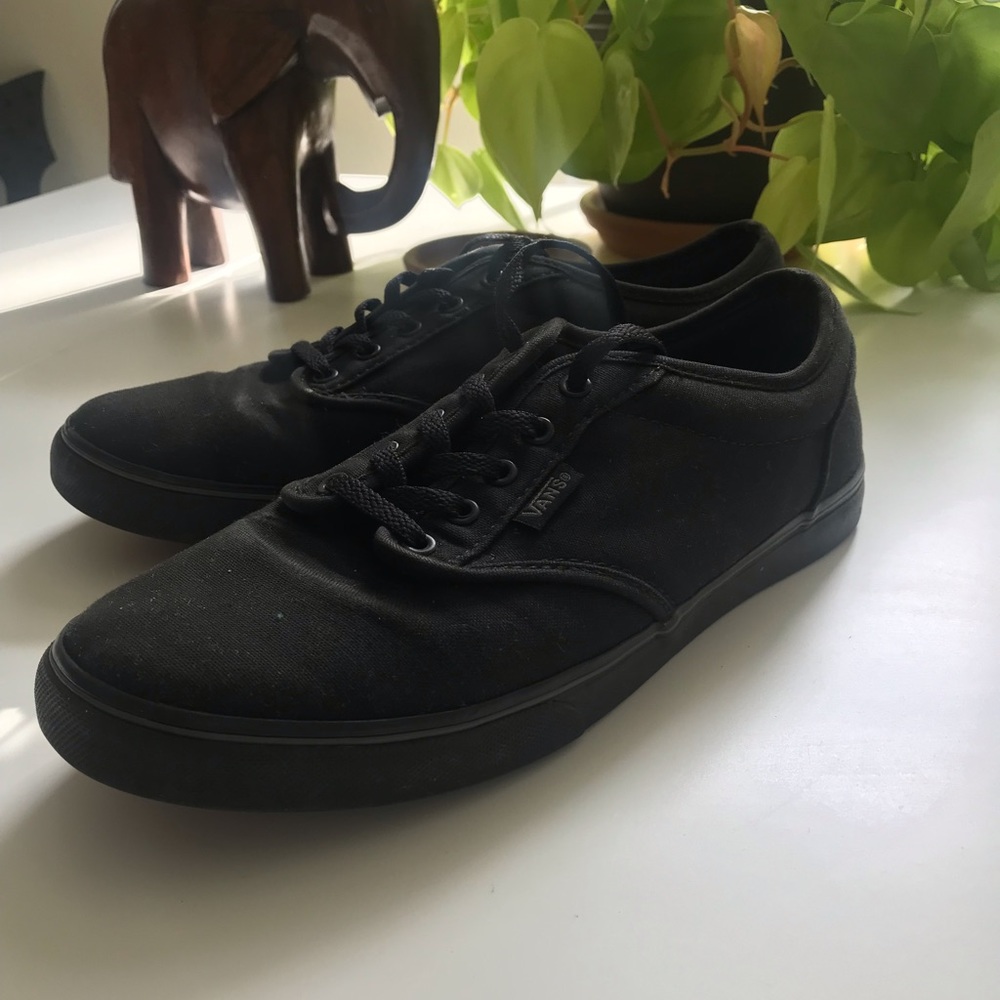 Gently Used Black Vans